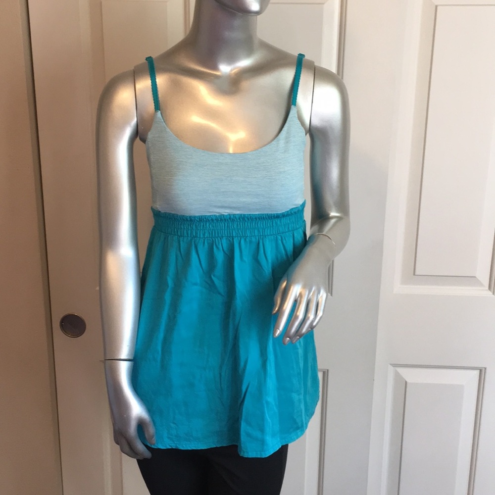 lululemon athletica Blue and Gray Tank Top